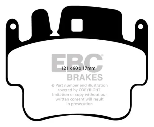 EBC 98-05 Porsche 911 (996) (Cast Iron Rotor only) 3.4 Carrera 2 Bluestuff Front Brake Pads Top Pick