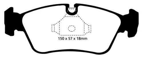 EBC 99-02 BMW Z3 2.5 Redstuff Front Brake Pads Time-Limited