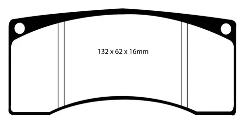 EBC Ford Saleen Mustang Alcon front calipers Yellowstuff Front Brake Pads Weekend Sale