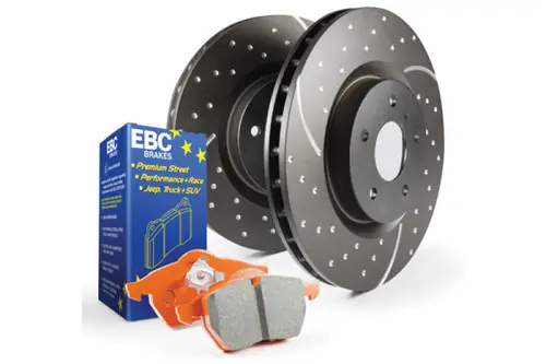 Direct From Factory EBC S8 Kits Orangestuff and GD Rotors ebcS8KF1187