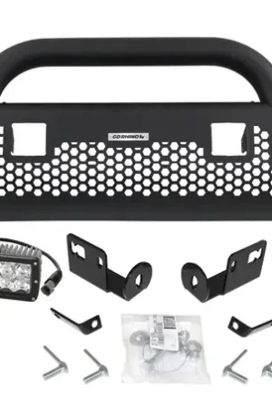 Go Rhino 05-15 Toyota Tacoma RC2 LR 2 Lights Complete Kit w/Front Guard + Brkts Professional Grade