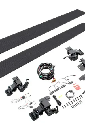 Best Seller Go Rhino 11-22 Ram 2500/3500 CC 4dr E-BOARD E1 Electric Running Board Kit - Bedliner Coating