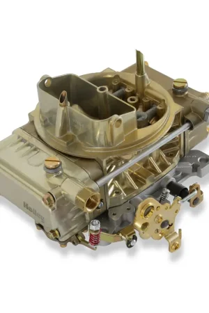 Today Only Holley Tunnel Ram Carburetor 450 CFM - 4160 - Mechanical Secondaries - Gold Dichromate - Gasoline