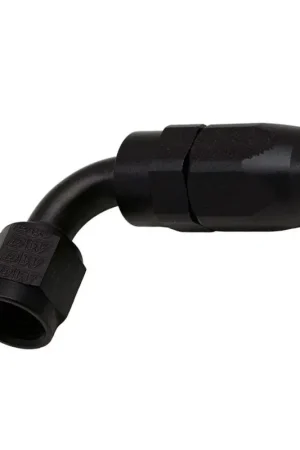 Last Chance Deatschwerks 6AN Female Swivel 90-Degree Hose End CPE Anodized Matte Black