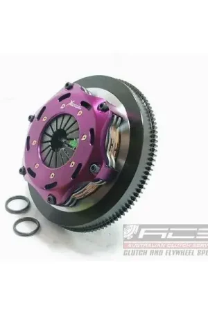 Authentic Xtreme Clutch 270mm Rigid Solid Organic Twin Plate Clutch Kit Incl SMF & CSC (KIT PER CHEV CORVETTE C7 V8 inc SMF+CSC)