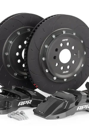 Price Cut APR 370x34mm 6-Piston Big Brake Kit - Front - Grey - MQBEVO 355mm