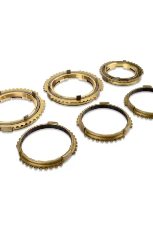 IAG Performance 6 Speed Synchro Set 1st - 3rd Brass / 4th - 6th Carbon Faced - Brass (STI 08-21) New Arrival