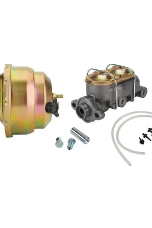 Original Proflow 8'' Brake Booster & Master Cylinder Combo Universal Master Cyl 1 1/8'' Bore 8" Dual Diaphragm Booster Kit