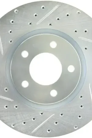 Free Delivery StopTech StopTech 07-13 Mazdaspeed3 Sport Slotted & Drilled Front Right Rotor