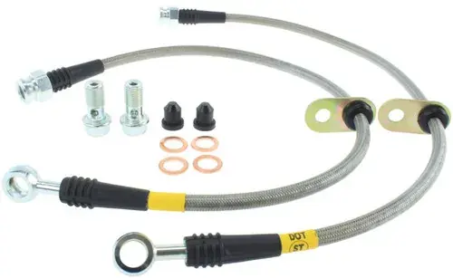 Exclusive StopTech StopTech 08-10 EVO X AWD Stainless Steel Rear Brake Lines