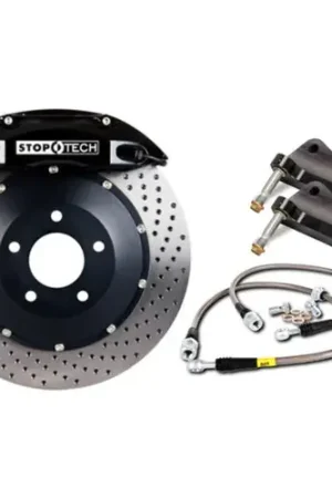 StopTech StopTech 11 BMW 1M w/ Black ST-40 Calipers 355x32mm Drilled Rotors Rear Big Brake Kit Save Now