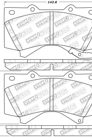 Must Have StopTech StopTech 13-18 Toyota Land Cruiser Performance Front Brake Pads