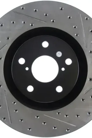 Hot Picks StopTech StopTech 14 Lexus IS Slotted & Drilled Front Left Rotor