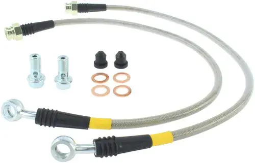 Today Only StopTech StopTech 14-15 Chevy Corvette Z51 (C7) V8 Stainless Steel Front Brake Lines