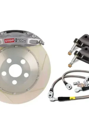 Holiday Sale StopTech StopTech BBK 93-98 Toyota Supra Front ST-60 355x32 Trophy Sport Zinc Slotted Big Brake Kit