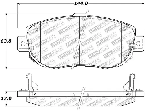 StopTech StopTech Performance 00-05 Lexus IS 250/300/350 / 02-09 SC 300/400/430 Front Brake Pads Factory Price