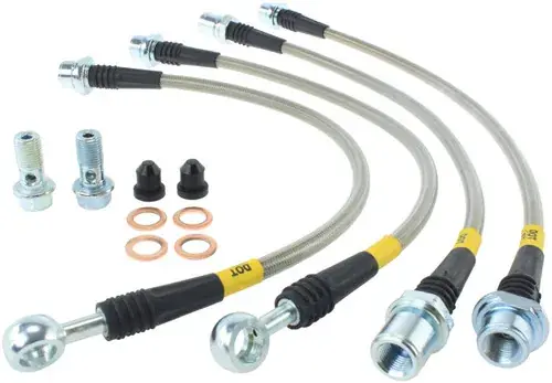 Crafted StopTech StopTech Toyota 08-10 Land Cruiser/07-11 Tundra Rear Stainless Steel Brake Line Kit