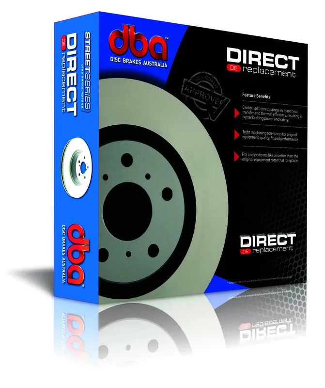Disc Brakes Australia Street Series 2x Standard Solid Rear Rotors (Holden Epica 07-11) Mega Sale