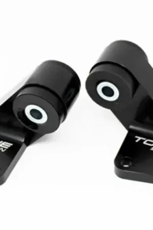 Torque Solution Torque Solution 03-06 Mitsubishi EVO VII-IX Billet Rear Differential Mounts - Black One Day Deal