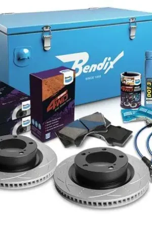 Bendix Ultimate 4x4 Brake Upgrade Kit Front (Landcruiser 07-22) Money Back Guarantee
