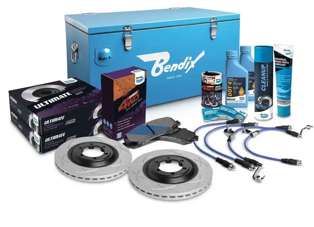 Bendix Ultimate 4x4 Front Brake Upgrade Kit (Navara 05-15) Handmade