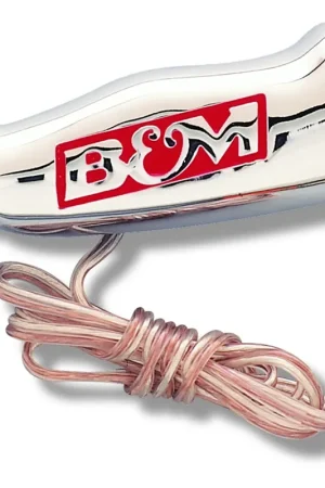 B&M Universal T-Handle - Chrome with 12V Switch 3/8-16, 3/8-24, 5/16-18 & 1/2-20 Genuine