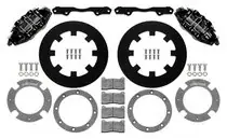 Top Rated Wilwood Wilwood 17-21 Can-Am X3RS Black 6-Piston Rear Kit 11.25in - Drilled Rotors