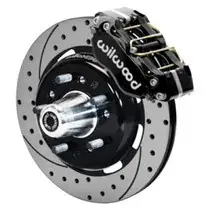 Wilwood Wilwood 55-57 Chevy Bel Air Dynapro 4 Kit, 5 x 4.50in/4.75in Hub - D&S - Red Direct From Manufacturer