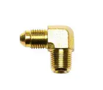 Wilwood Wilwood 90 Deg Elbow Fitting -4 AN NPT Male to 1/8-27 Final Sale