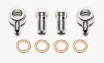 Sale Wilwood Wilwood Banjo Fitting Kit -3 male to 10mm-1.00 Banjo Bolt & Crush Washers (1 qty)