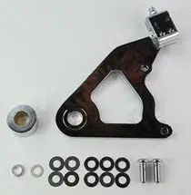 Wilwood Wilwood Caliper Mounting Kit Polished w/Bracket GP310 2000-Present Softail Express Delivery
