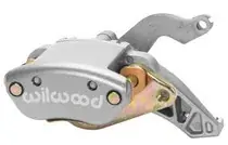 Weekend Sale Wilwood Wilwood Caliper-MC4 Mechanical-L/H - Red w/ Logo 1.19in Piston .81in Disc