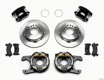 Wilwood Wilwood D154 P/S Park Brake Kit Red 12 Bolt 2.75in offset Staggered Shock Markdown