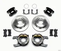 Wilwood Wilwood D154 P/S Park Brake Kit Red Big Ford 2.36in Offset Direct From Factory