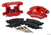 Crafted Wilwood Wilwood D52 Front Caliper Kit - Black Pwdr 2.00 / 2.00in Piston 1.04in Rotor
