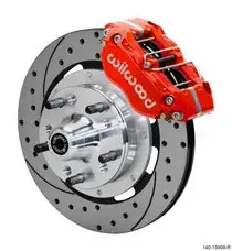 Get Yours Wilwood Wilwood Dynapro 4R Front Kit 11.75in SPR Drilled and Slotted Rotors - Black