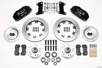 Wilwood Wilwood Dynapro 6 Front Hub Kit 12.19in Drilled Red 67-69 Camaro (*Line Kit Needed*) Best Price