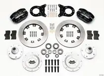 Wilwood Wilwood Dynapro Dust-Boot Front Kit 12.19in Drilled 1965-1969 Mustang Disc & Drum Spindle Genuine