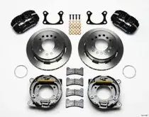 Shop Now Wilwood Wilwood Dynapro Low-Profile 11.00in P-Brake Kit - Red Big Ford 2.36in Offset