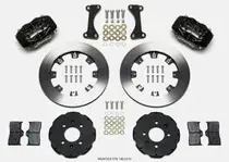 Time-Limited Wilwood Wilwood Forged Dynalite Front Hat Kit 12.19in Drilled Red 90-99 Civic w/240 mm Disc