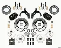 Wilwood Wilwood Forged Dynalite Front Kit 11.00in 65-68 Chevy Impala -Drum Spindle Discount