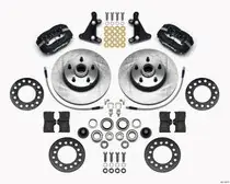Reduced Price Wilwood Wilwood Forged Dynalite Front Kit 11.28in 1 PC Rotor&Hub Ford 1954-1956