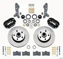 Wilwood Wilwood Forged Dynalite-M Front Kit 11.30in 1 PC Rotor&Hub-Drill 60-68 Ford / Mercury Full Size Direct From Factory