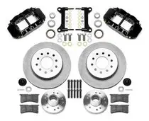 Wilwood Wilwood Forged Narrow Superlite 6R Front Big Brake Kit 12.19in Drilled Rotors 88-98 C1500 - Black Premium