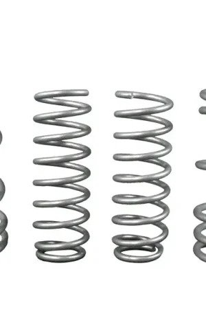Weekend Sale Whiteline Front and Rear Coil Springs - Lowering Kit (Lancer CJ 08+)