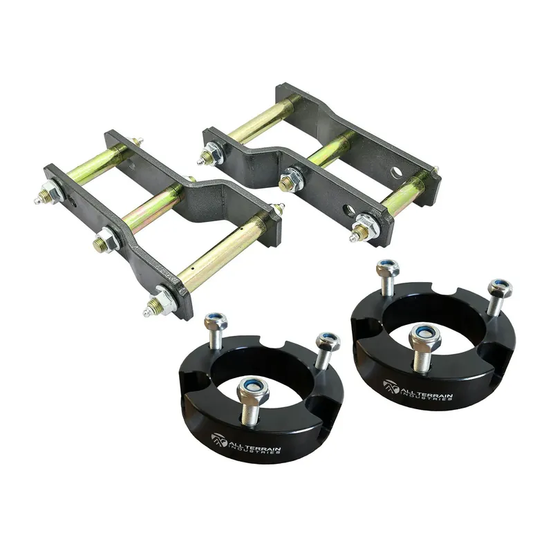 All Terrain Industries Spacer/Shackle Lift Kit - 2" Front + 2" Rear (Navara D40 05-15) Same Day Shipping