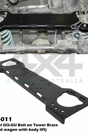Performance Suspension Racing Bolt On Tower Brace (Patrol GQ-GU Ute + Wagon with Body Lift) Direct From Factory