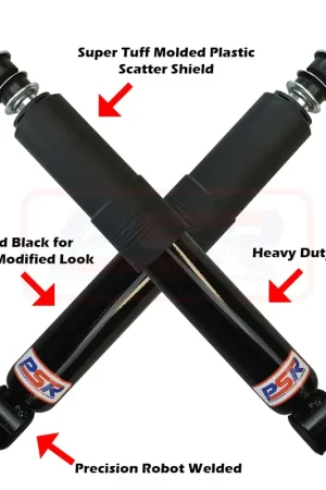 Free Returns Performance Suspension Racing TTG Front 2-3" Shock Absorber - PAIR (BT-50/Ranger PJ-PK)