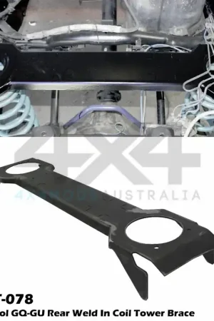 Performance Suspension Racing Rear Weld in Coil Tower Brace (Patrol GQ-GU) Free Shipping