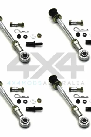 Crafted Performance Suspension Racing Sway Bar Link Full Kit (Patrol GQ)